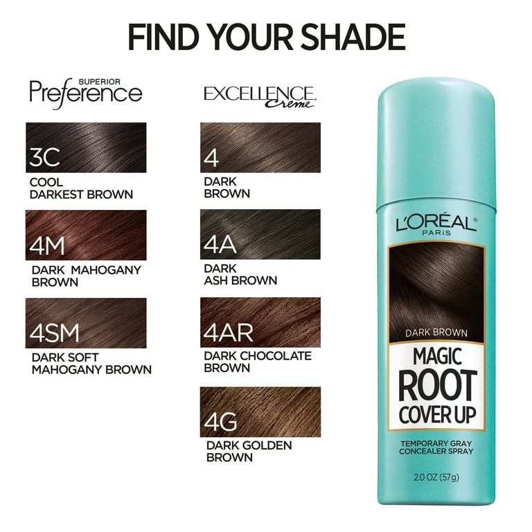 L Oreal Paris Magic Root Cover Up Concealer Spray Dark Brown 2