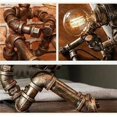 thumbnail image 5 of Lámpara de escritorio robot Lámpara de escritorio LED industrial retro Iluminación de metal creativa Lámpara de noche nocturna, 5 of 5