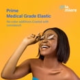 thumbnail image 3 of LA MIERE Non latex 100P Black Orthodontic Elastics Dental Rubber Bands Intraoral Black Elastic Bands (Medium, 5 Oz, 1/8" (3.2mm)), 3 of 4