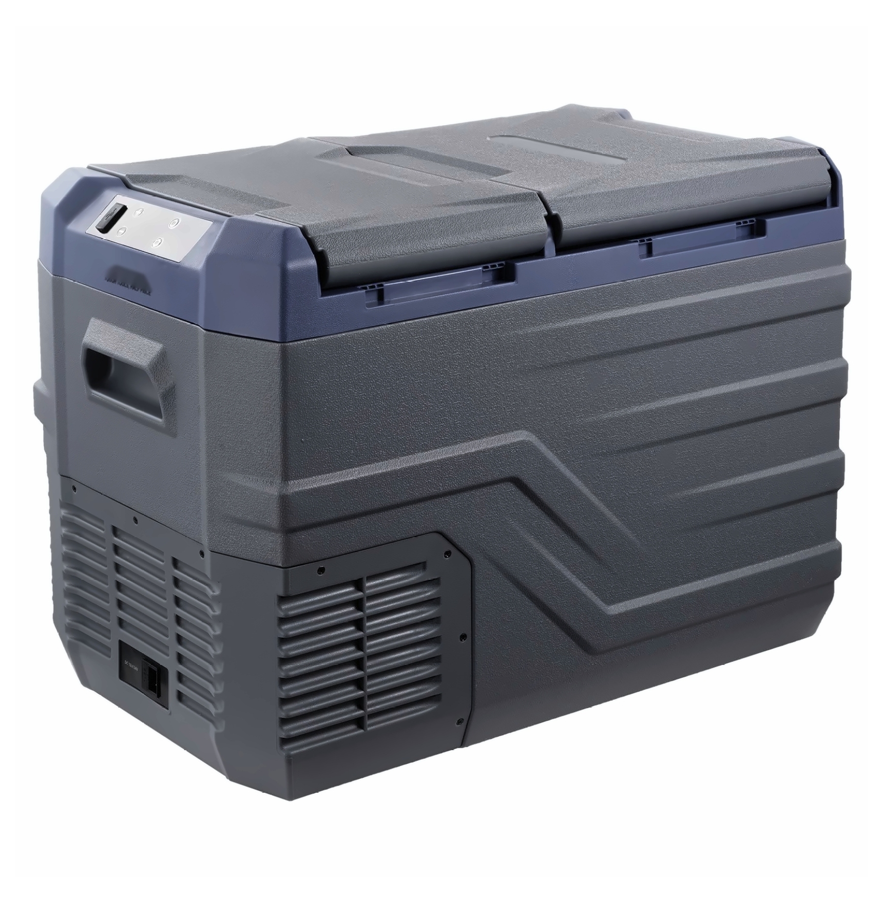 Portable Car Refrigerator Freezer 32L Dual Zone, Compressor 12V/24V & 110V-240V, Rapid Cooling -20°C, Bluetooth Control for Car, RV, Camping