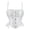White, variant on Overbust Corset Tops for Women Vintage Renaissance Floral Jacquard Lace Up Push Up Bustier with Straps Waist Cincher