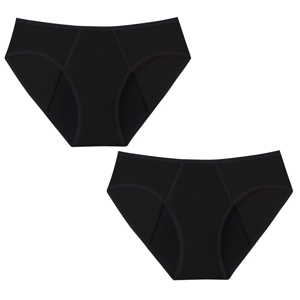 2 PACK Period Underwear Menstrual Postpartum Panties Women Girls