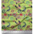 thumbnail image 1 of Soimoi polyester Crepe Fabric Paisley & Floral Artistic Printed Fabric 1 Yard 52 Inch Wide, 1 of 2