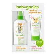 Babyganics Sunscreen Lotion 50 SPF and Bug Spray, 2oz/ 6oz