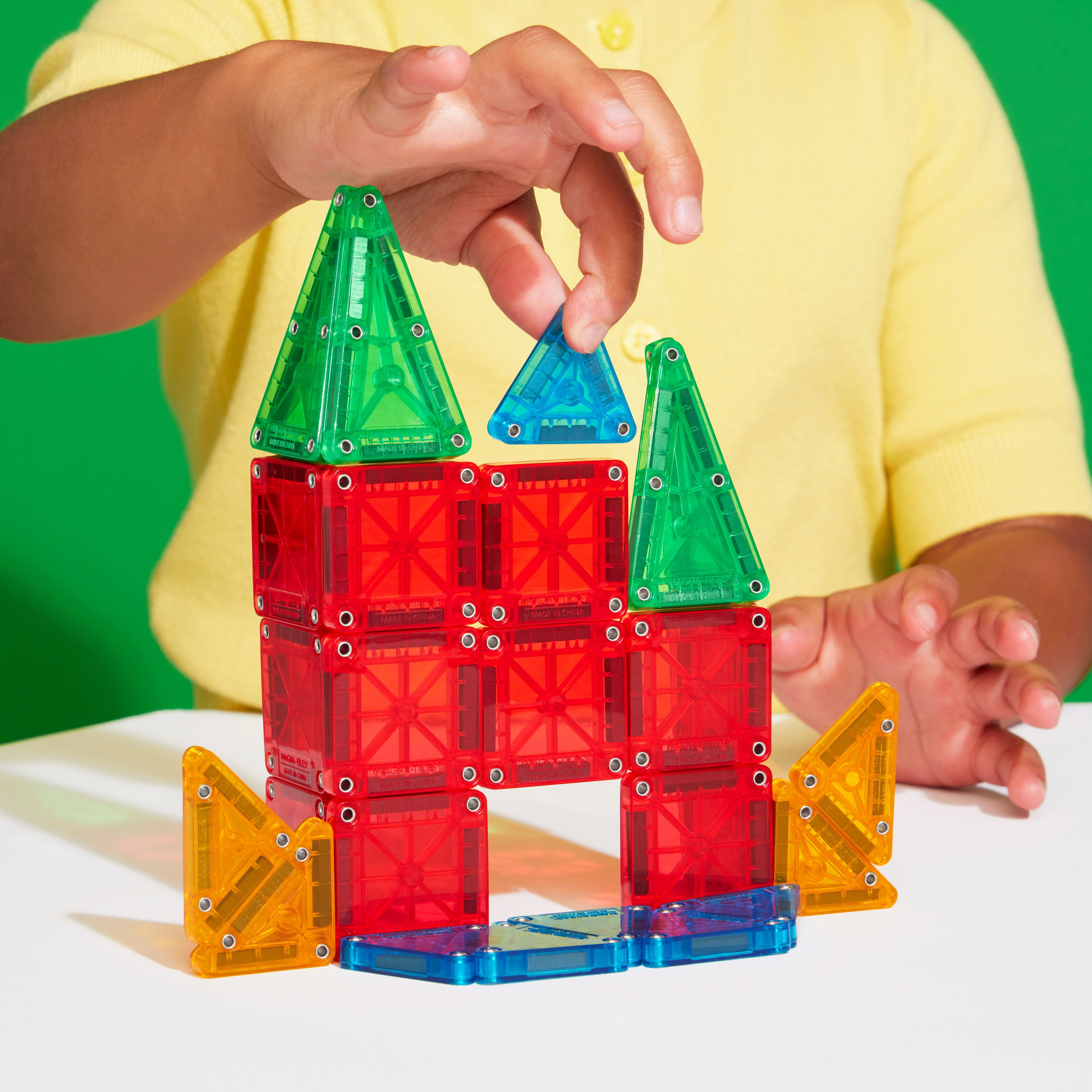 MAGNA-TILES microMAGS Travel Magnetic Construction Set, The Original Magnetic Building Brand, 26 Piece Travel Toy for Boys and Girls