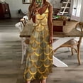 thumbnail image 3 of Mermaid Fish Scales Fine Art Sleeveless Dress Summer Dress Woman 2025, 3 of 7