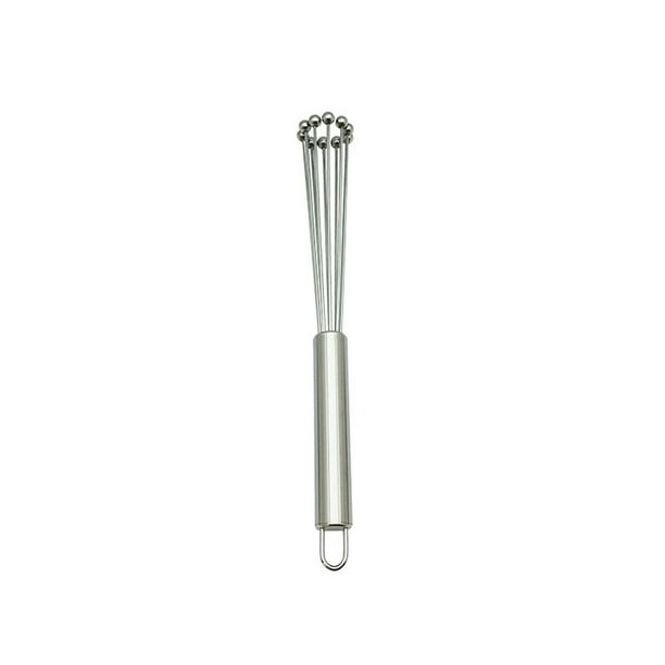Billuyoard Batidor Manual de huevos de acero inoxidable, batidor de leche de mano, herramienta para agitar postres, mezclador de repostería, Cocina y Comedor 12 pulgadas