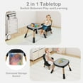thumbnail image 4 of INFANS 9 in 1 High Chair, Convertible Baby Highchair for Babies and Toddlers, Table and Chair Set Building Block Infant Dining Booster Seat, Kids Stool with Activity Children Play Kitchen, 4 of 9