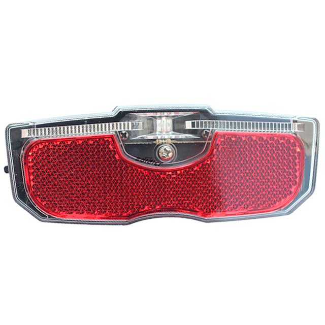 AMERTEER Bike Cycling Rear Rack Reflector Tail Light Reflective Lamp Bicycle Accessories