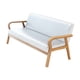 thumbnail image 5 of Sofá cama,Sofá Sofá Sofá de 3 plazas Muebles de salón,Sofá con reposabrazos Sofá salón moderno de madera,Loveseat Sofá Apartamento Oficina en casa,Sofá de ocio interior Cuero PU, 5 of 8