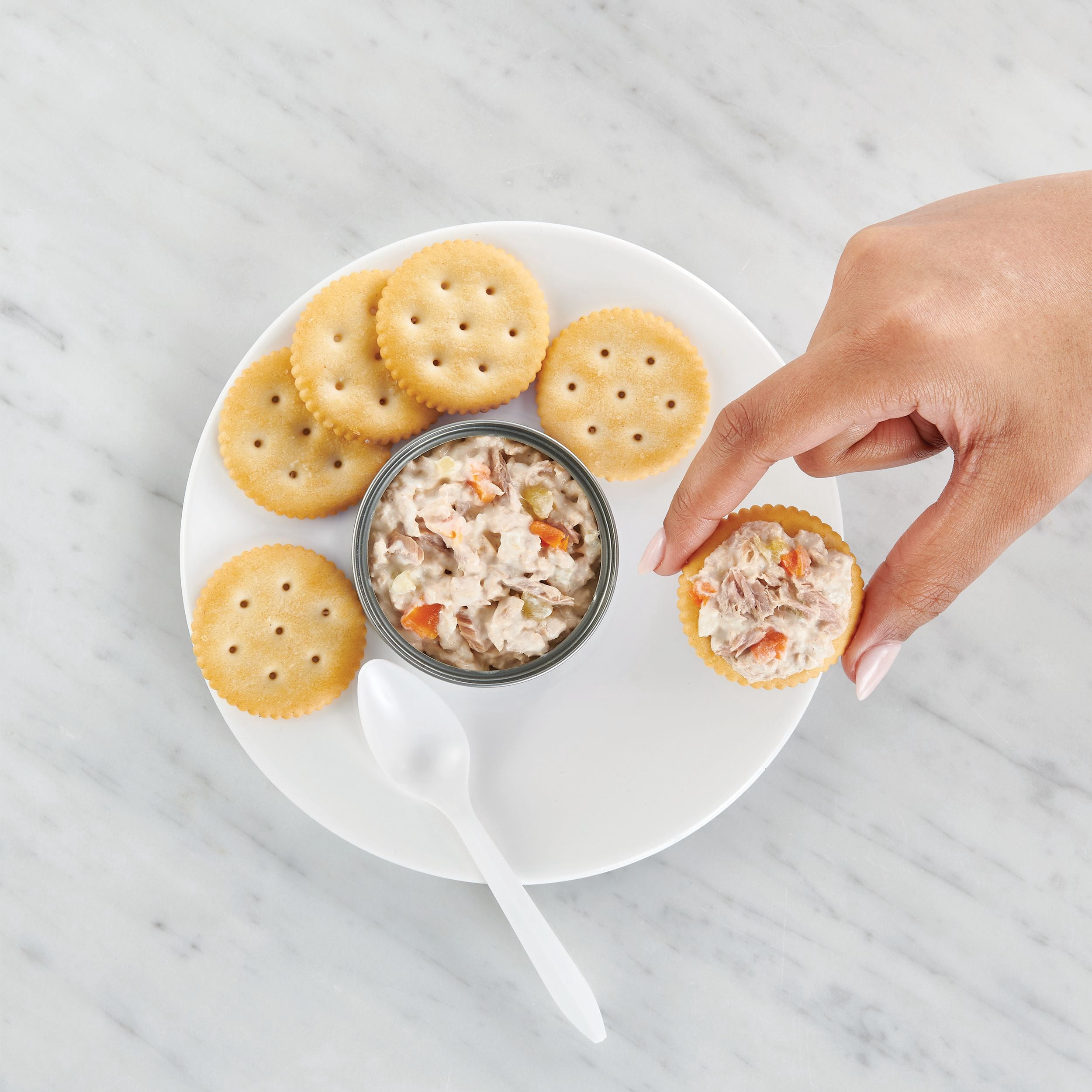 (7 pack) StarKist Snack-to-Go Ready-to-Eat Classic Tuna Salad Kit with Crackers, 3.6 oz
