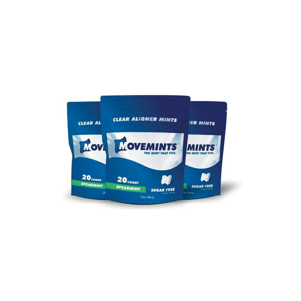 Movemints Clear Aligner Mints Specially Designed for Invisalign
