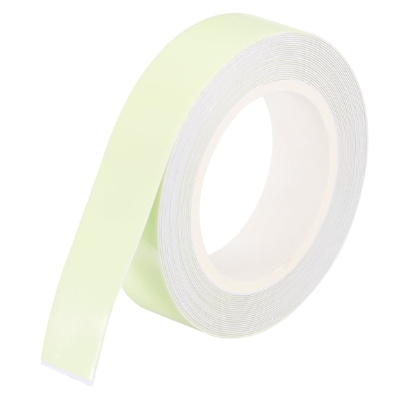 Uxcell 0.5 Inch x 9.8 Ft Glow in the Dark Tape for Night Decorations Green, 2 Pack