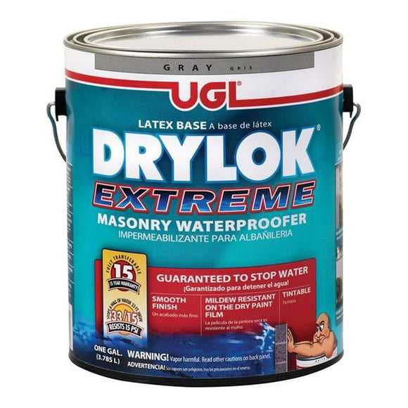 Drylok 1904820 Drylok Extreme Matte Gray Tintable Latex Waterproof Sealer&#44; 1 gal - Case of 2