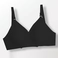 thumbnail image 4 of LYEAA Bras for Women Sleeping Bras Seamless Push up Padded Wireless Daily Bras Wirefree Adjustable Strap Lift Soft Bralette No Wire Breathable Comfort Bras Black M, 4 of 4