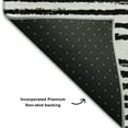 thumbnail image 3 of Addison Rugs Mayfield Washable Contemporary Art Deco Black Rectangle Rug, 10' x 14', 3 of 6