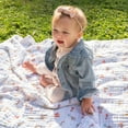 thumbnail image 6 of aden + anais essentials cotton muslin blanket, Multi-color, Elephant Circus, Infant, Unisex, 6 of 6