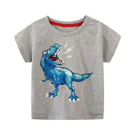 

Summer Boys Luminous Printing Dinosaur Pattern Children s Short Sleeve T Shirt Boys Bottom Shirt Basketball Sleeve Boy Olive Cargo Toddler Muscle Shirt Boy Clothe Set 4t Long Sleeve Shirt Boys Boys
