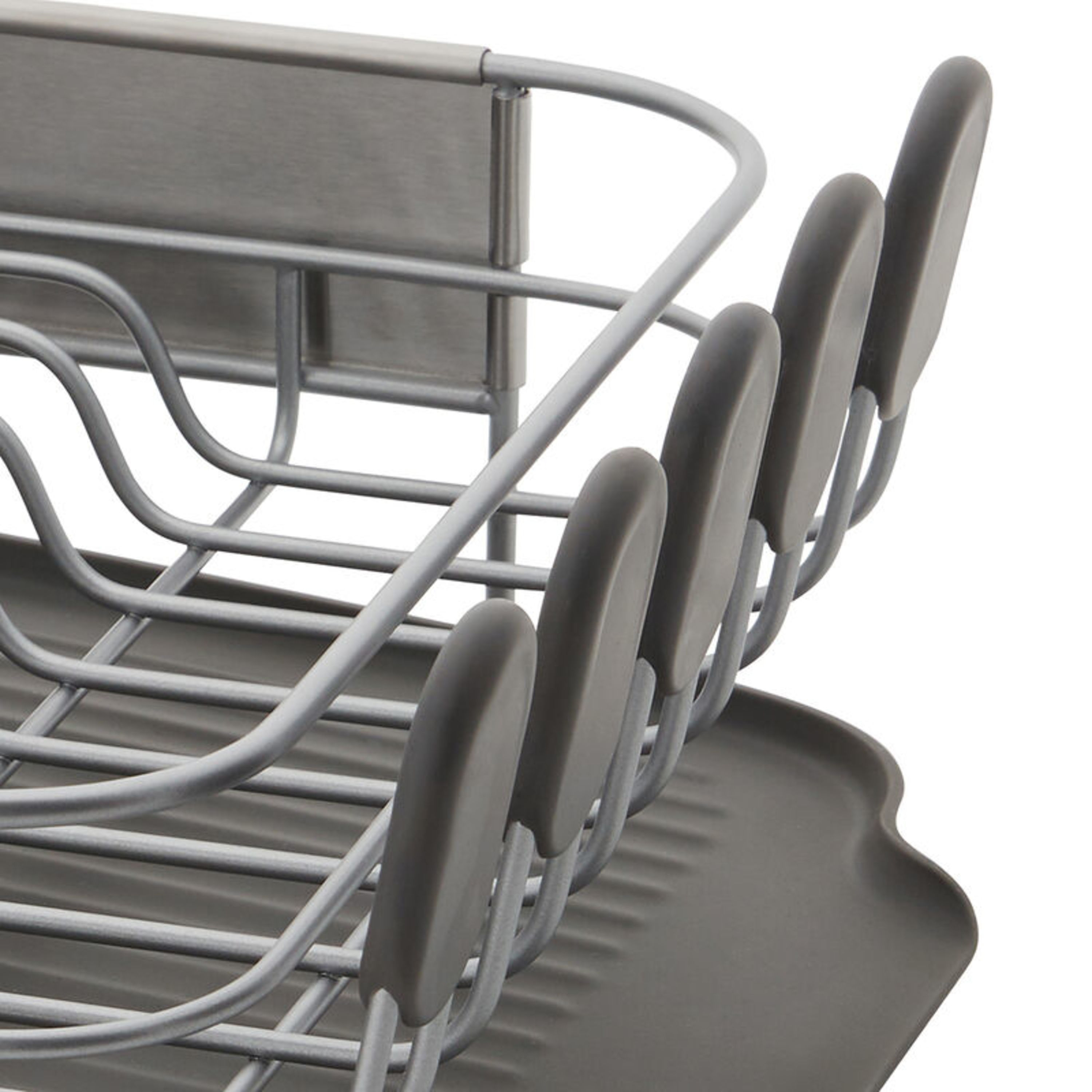 Kitchenaid Stainless Steel Wrap Compact Dish Rack in Satin Gray - image 5 of 9
