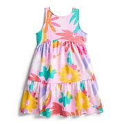 Wonder Nation Girls' Back Bow Sleeveless Dress, Sizes 4-18 & Plus