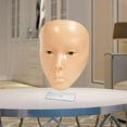 thumbnail image 6 of Reusable Makeup Practice Face Realistic Flexible Mannequin Head 5D Silicone for Cosmetology Permanent Makeup Artists Beginners Salon Home, 6 of 9