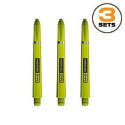 Winmau Darts Vg Van Gerwen Signature Nylon Stems, Strong Dart Shafts, Short 36 mm, Green (3 Sets)