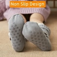 thumbnail image 4 of Women's Slipper Socks with Grips Non Slip Soft Cozy Fuzzy Fleece Lined Cable Knit Socks for Cold Winter, 4 of 6