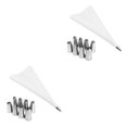 thumbnail image 4 of Inteprter Cake Decorating Tools with Icing Bag Props Making Cream Restaurant Nozzles Equipment Confectionery Accessory Kit Pastry blanco serie 2 2piezas, 4 of 6