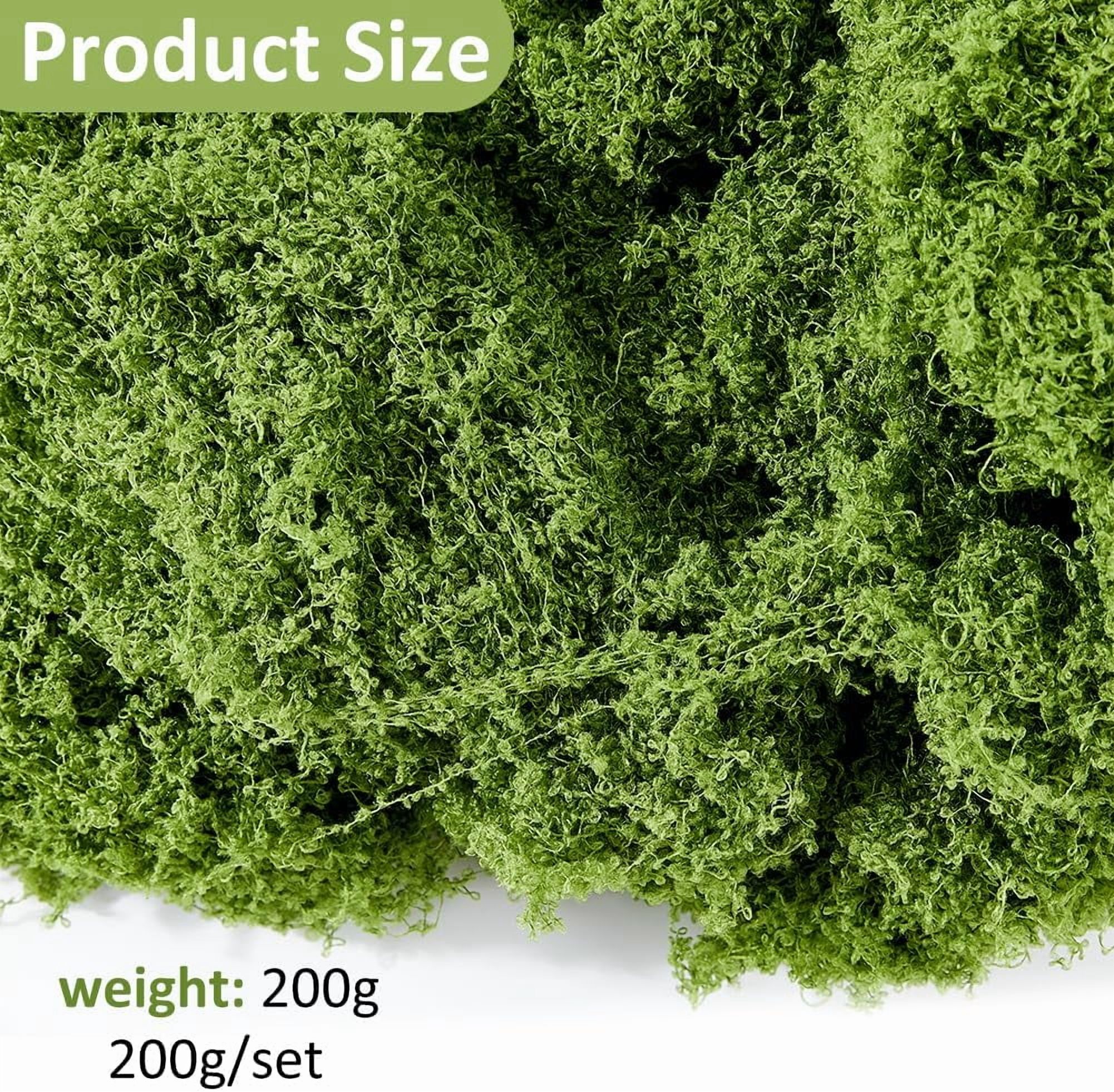 5mmx500g Artificial Moss 17.6oz Green Moss Grass Decor