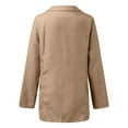 thumbnail image 5 of Casual Blazers for Women 2025 Long Sleeve Lightweight Notch Lapel Collar Slim Fit Business Casual Work Office Jacket, 5 of 6