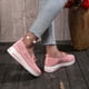 thumbnail image 4 of Zapatos para mujer, planos de moda para mujer, zapatillas suaves con decoración de cadena metálica, zapatos casuales para correr, botas vaqueras, 4 of 8