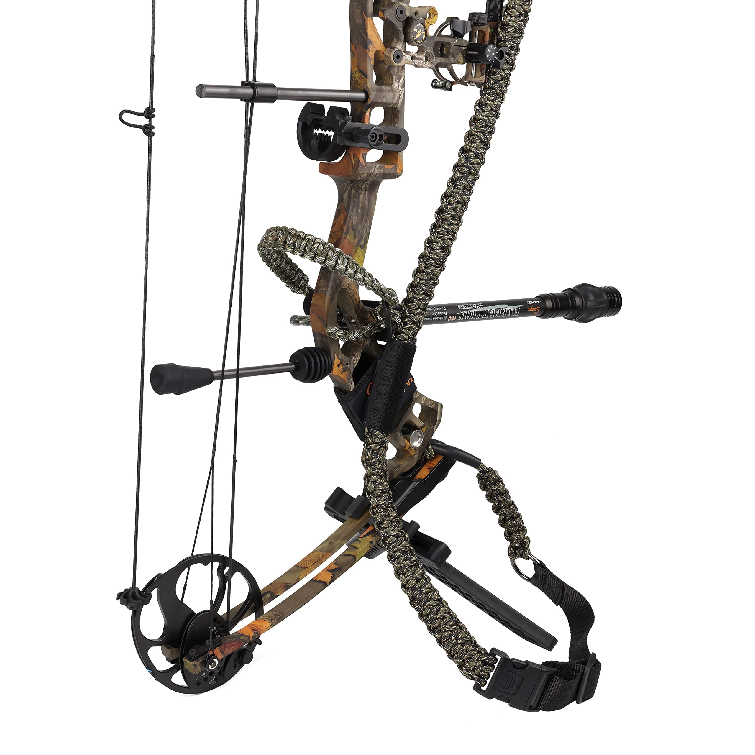 SUNYA Archery Compound Bow Stand with Flexible Clamping Jaws