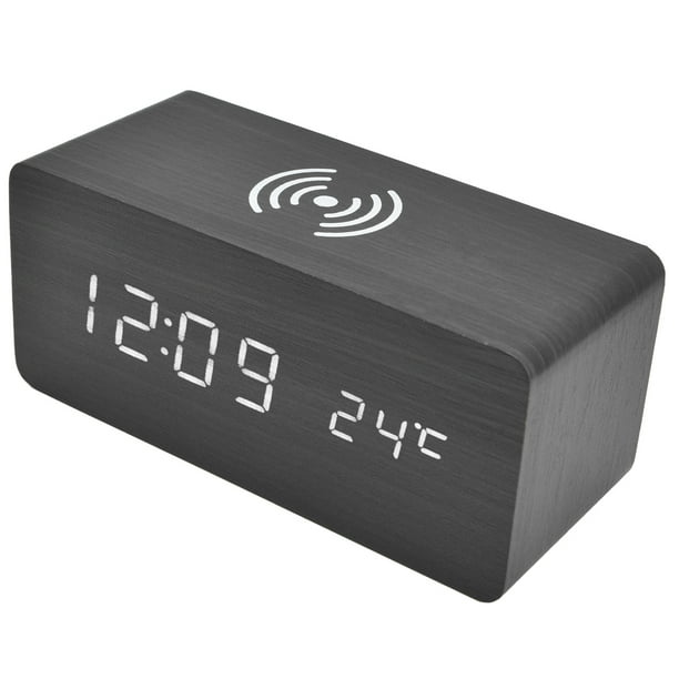 Reloj despertador, reloj despertador digital, reloj despertador LED inalámbrico, reloj despertador electrónico, confiable y duradero