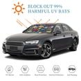 thumbnail image 6 of Kdxio Vehicles Cartoon with Funny Drivers Print Windshield Sun Shade, Foldable Sun Blocker for Car,Truck,SUV Automotive Interior Sun Protection,Reflective Shade for Front Windshield(Small), 6 of 7