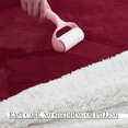 thumbnail image 2 of StangH Christmas Red Sherpa Blanket King, Reversible Thick Fuzzy Blanket for Winter Soft Flannel Fleece Cozy Warm Throws for Bed Couch Sofa Outdoor, King Size 90 x 108, 2 of 9