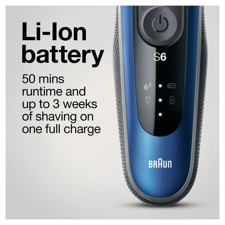 Braun Series 6 6072cc Men's Wet & Dry Electric Shaver, Precision
