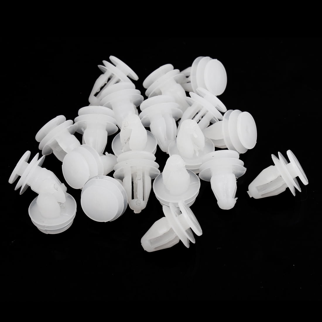 20 Pcs White Plastic Rivet Retainer Door Trim Clips Fastener for Car