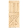 thumbnail image 3 of vidaXL Porte NARVIK 85x210 cm Bois Massif Pin, 3 of 5