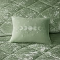 thumbnail image 3 of Gracie Mills Andrea Velvet Comforter Set with Throw Pillow, 3 of 5