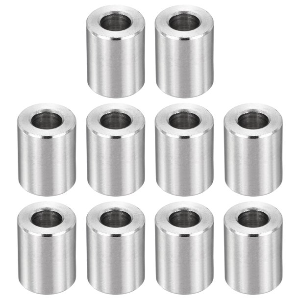 12Pcs M6 Espaciadores de Acero Inoxidable Espaciador Metálico 6mm ID x 12mm OD x 15mm L