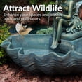 thumbnail image 6 of Sunnydaze Fairy Shell Bronze Fiberglass Outdoor Water Fountain, 6 of 17