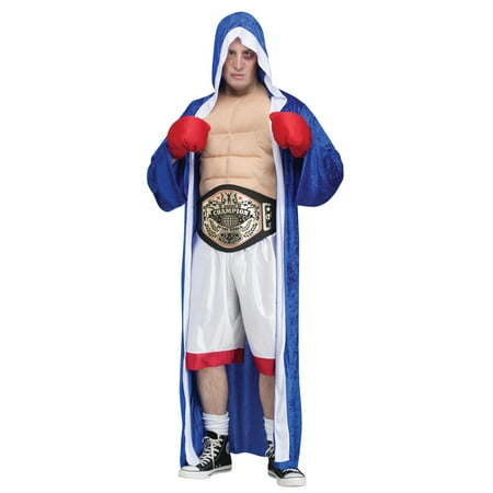 Sports Halloween - Big Champ Mens Adult Pro Boxer Rocky Sports Halloween Costume