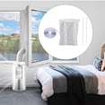 thumbnail image 1 of Universal para aire acondicionado portátil, con cierre con cremallera, ventana abatible acondicionadora de sellado ajustable , 4mx0.37m Macarena placas de sello, 1 of 8
