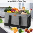 thumbnail image 2 of Bolsa WONDAY extra grande, plegable, gris, 56 x 28 x 33 cm, 2 of 7