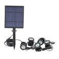 thumbnail image 1 of Luz solar subacuática impermeable IP68 RGB foco sumergible para natación 5 Lámparas, 1 of 9