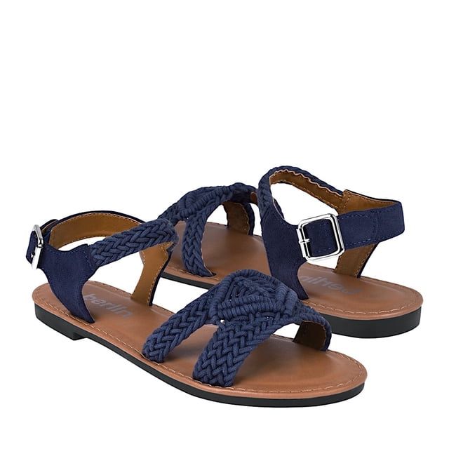 SANDALIAS DAMA BERLIN 768701-2 TEXTIL AZUL