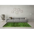 thumbnail image 3 of Ahgly Company Indoor Rectangle Abstract Green Modern Area Rugs, 5' x 8', 3 of 4