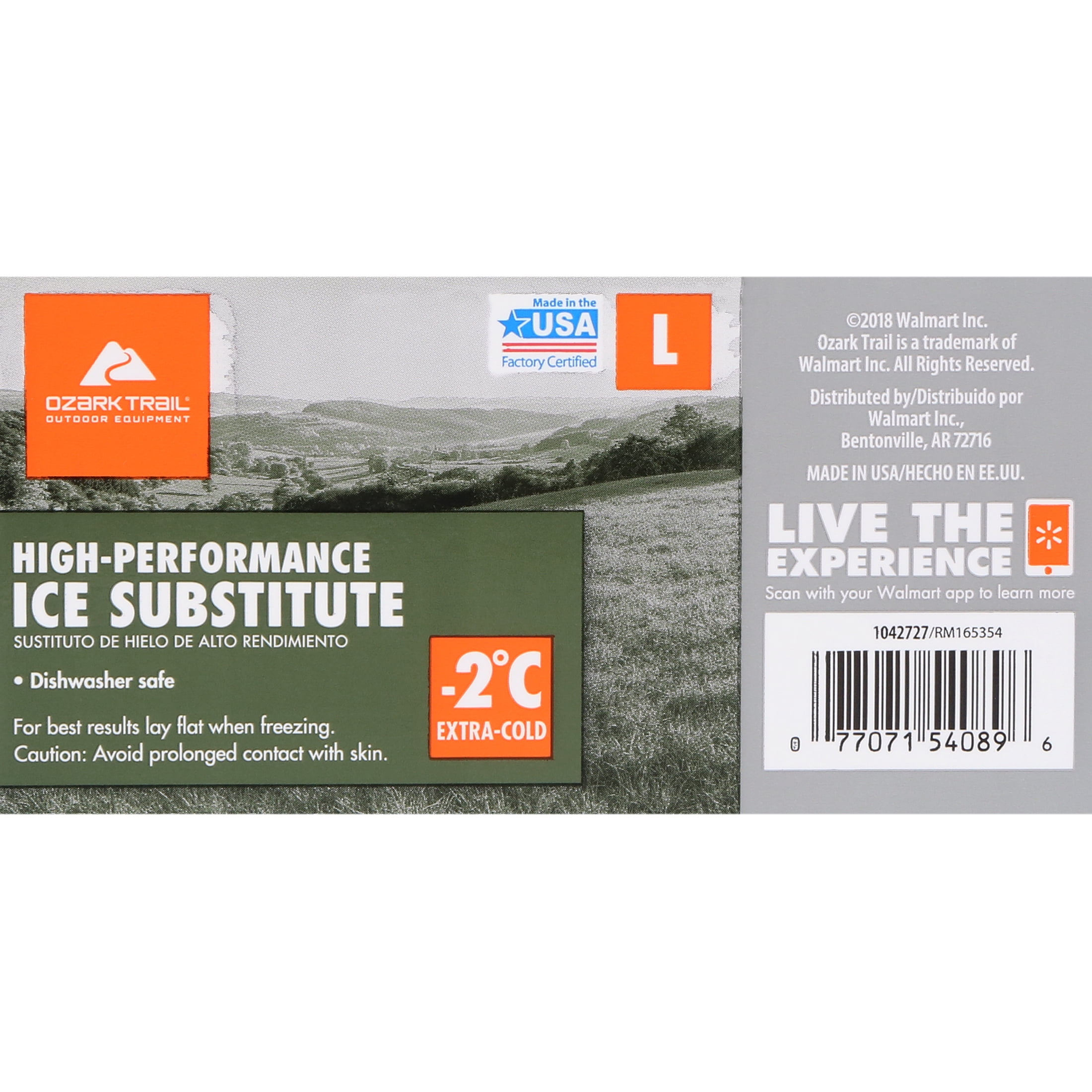 Ozark Trail Extra Cold -2 Degree Large 4lb Ice Substitute, Blue, Bottle,  Reusable - Walmart.com