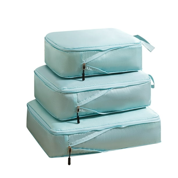 Yhmxh Organizadores y almacenamiento Bolsa de almacenamiento de ropa de viaje, tres piezas, portátil, multifuncional, para equipaje Almacenamiento de ducha Almacenamiento de juguetes