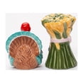 thumbnail image 3 of Kevins Gift Shoppe Ceramic Thanksgiving Teddy Bear and Turkey Salt and Pepper Shakers, 3 of 3